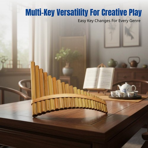 Panpipe bamboo f - panpipe,, key