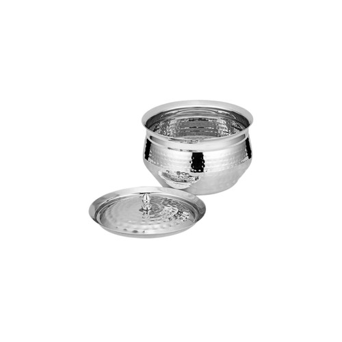 Stainless steel coconut handi - stainless,