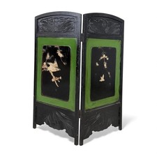 Japanese Lacquered Two-Panel