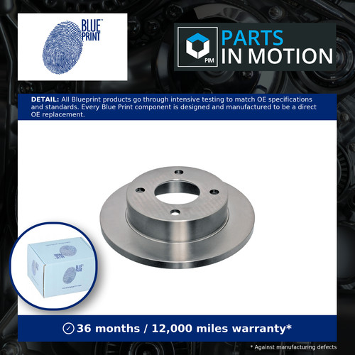 Brake discs pair solid - discs,