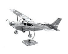 Cessna 172 Aircraft Metal Model 3D Metal Model Laser Cut Kit Hobby Gift Present