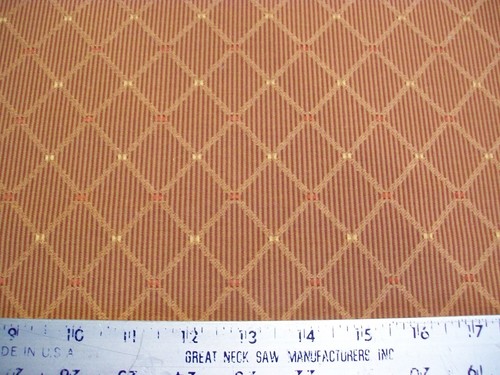 Copper gingham check - gingham, raised
