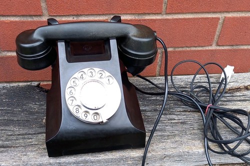 Vintage aep black bakelite - black,