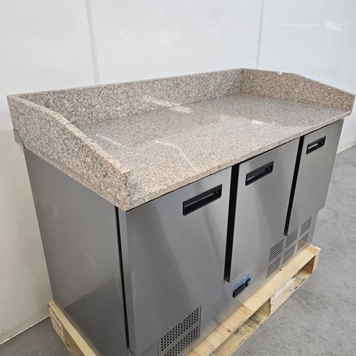 Counter fridge prep pizza - counter,
