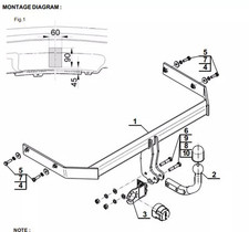 Swan Neck Tow Bar For