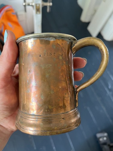 Antique pair copper - copper, half