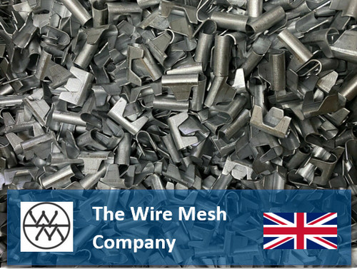 Wire mesh clips - mesh, (large)