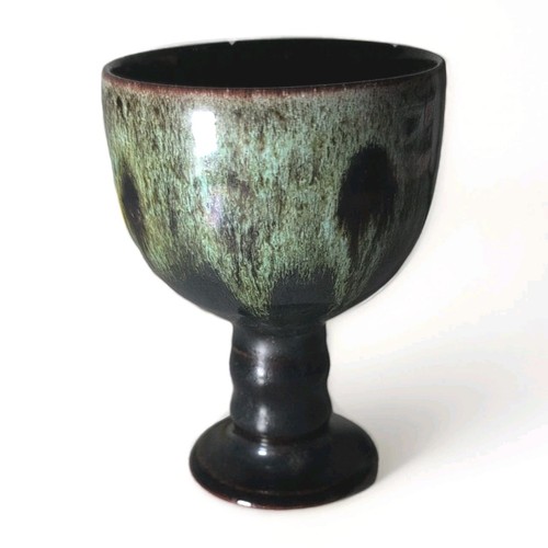 Woburn pottery black green - woburn,