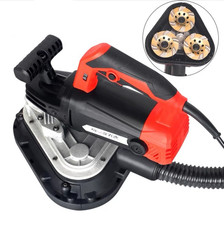 Dustless Sander Concrete Wall