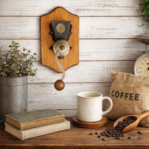 Vintage faux coffee grinder - faux,