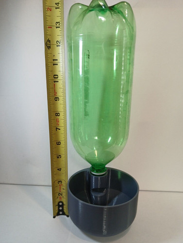 Gravity fed water - fed, bowl