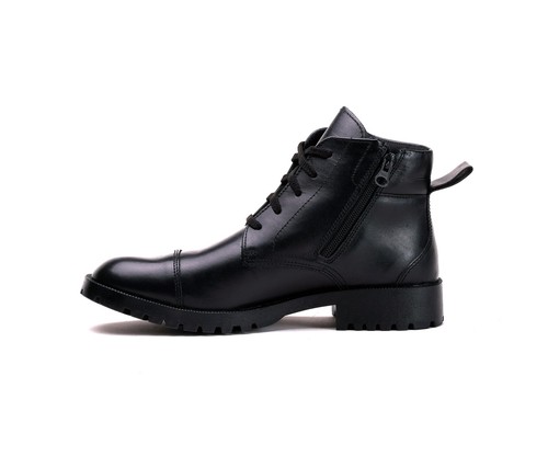 Leather work shoes boots quive - leather,