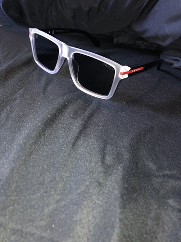 Prada polarised white and - prada,