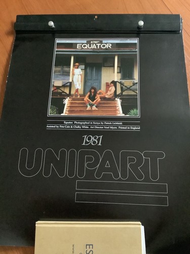 Calendar vintage unipart - vintage,