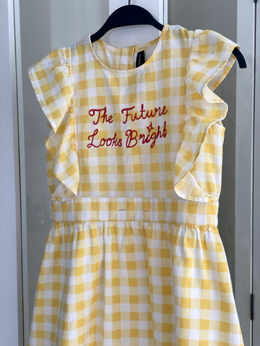 Mini rodini yellow bib - yellow, short