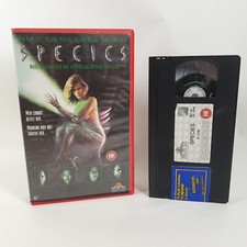 Species VHS Video Tape Big Box Ex Rental Blockbuster MGM