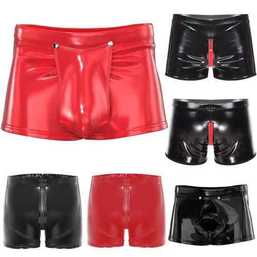 Mens wetlook patent - uk,