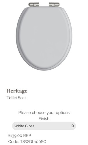 Heritage toilet seat soft - heritage,
