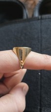 9ct Yellow Gold Half Sovereign Plain Ring Mount