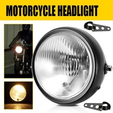 Motorcycle 6.0'' Headlight Round High Low Beam Headlamp Daytime Running Light