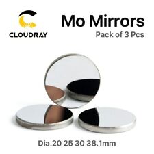 3Pcs Mo Mirror Diameter 15 19.05 20 25 30 38.1mm Thickness 3mm for CO2 Laser