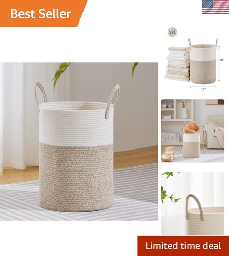 Large laundry hamper - large, tall