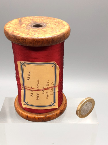 Vintage wooden bobbin spool - wooden,