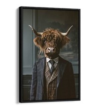 ANTHROPOMORPHIC HIGHLAND COW