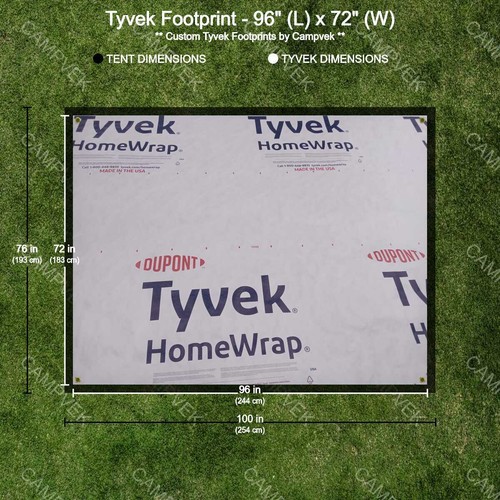 Tyvek footprint - x, 6'