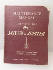 JOWETT JAVELIN & JUPITER