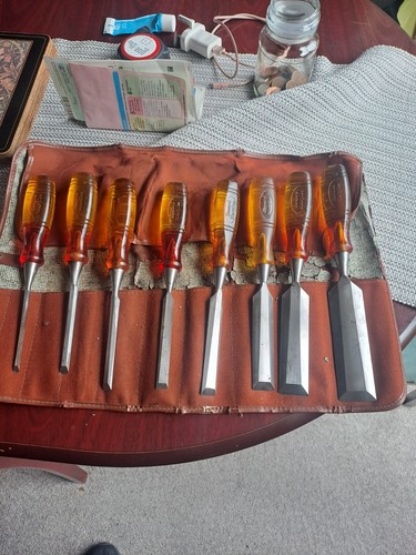 Record marples chisels - 8,