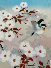 Japanese floral bird paintings
