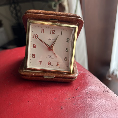Vintage swiza travel alarm - travel,