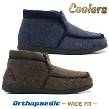 MENS DIABETIC ORTHOPAEDIC WINTER WARM WOOL ZIP WIDE SHOES SLIPPERS BOOTS SIZE