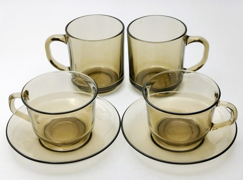 Vintage1980s arcoroc smoke - ,