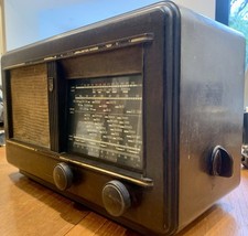 Vintage Philips Radio Wooden
