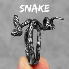 Vintage Snake Ring Gothic Punk