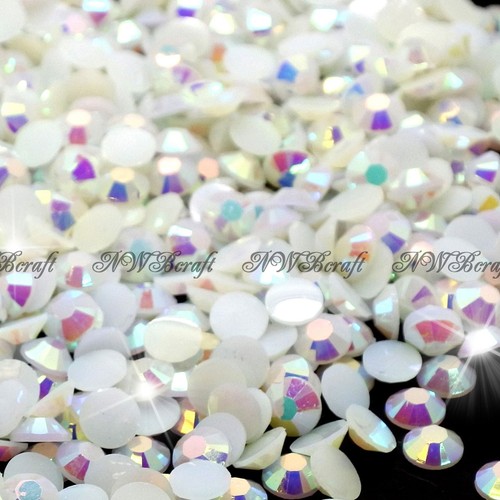 White 1000pcs rhinestone - ab,