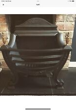 cast iron fire grate front