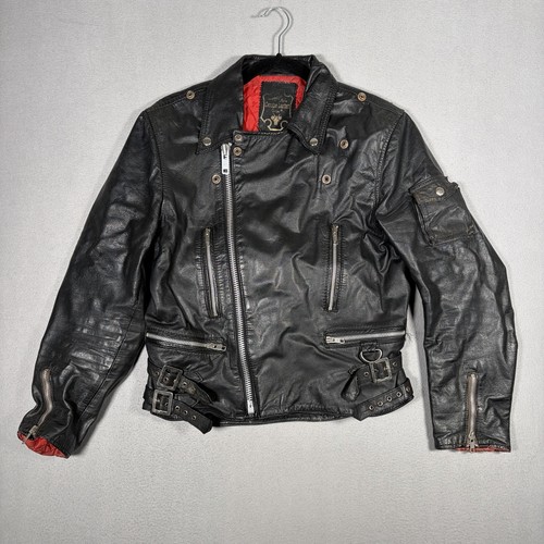 Campri manx leather jacket - manx,
