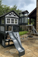 Backyard Discovery Whispering Point Playcentre Swing Set Outdoor Kids Garden New