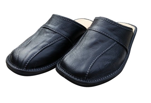 Men leather slippers shoe - men's,