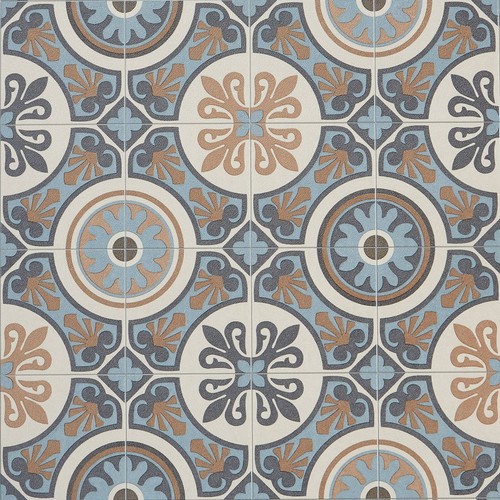 Morrocan tile effect vinyl - morrocan,