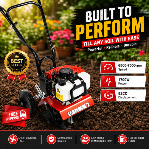 Petrol cultivator tiller - cultivator,