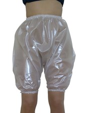 PVC Bloomers Pants Shiny Plastic Shorts Roleplay Victorian Style Underwear Sissy