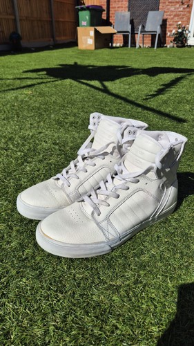 Supra skytop white trainers - skytop,
