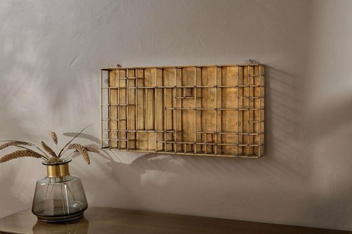 Type tray brass - tray,,