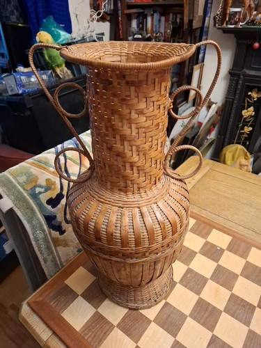Vintage large 52cm rattan - large,