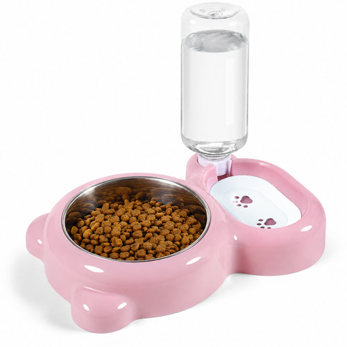 Pet feeder set cat dog - feeder,