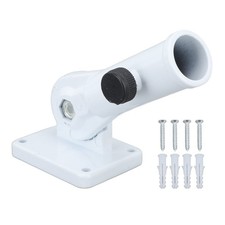 White Flag Pole Holder Flag
